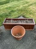 Wooden planter box, terracotta pot, etc. - thumbnail 2 of 3