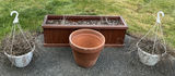 Wooden planter box, terracotta pot, etc. - thumbnail 1 of 3