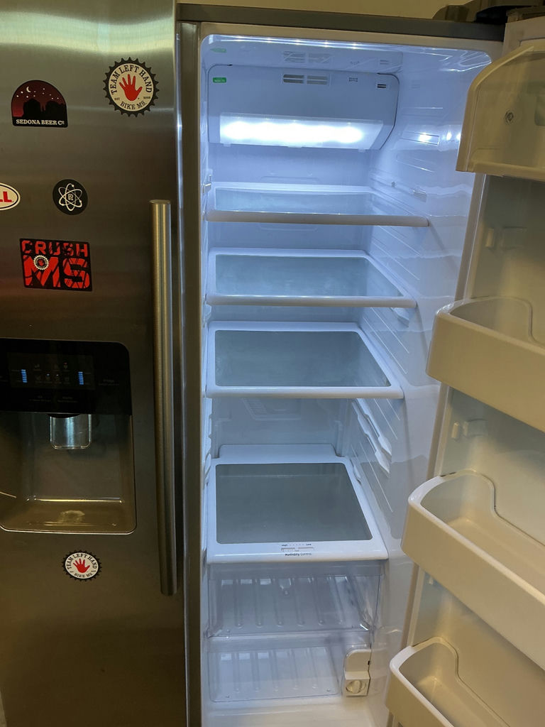 Stainless steel Samsung side-by-side garage refrigerator  - image 5 of 6
