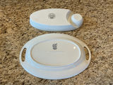 White Ceramic Multi-Compartment Serving Trays - thumbnail 6 of 6