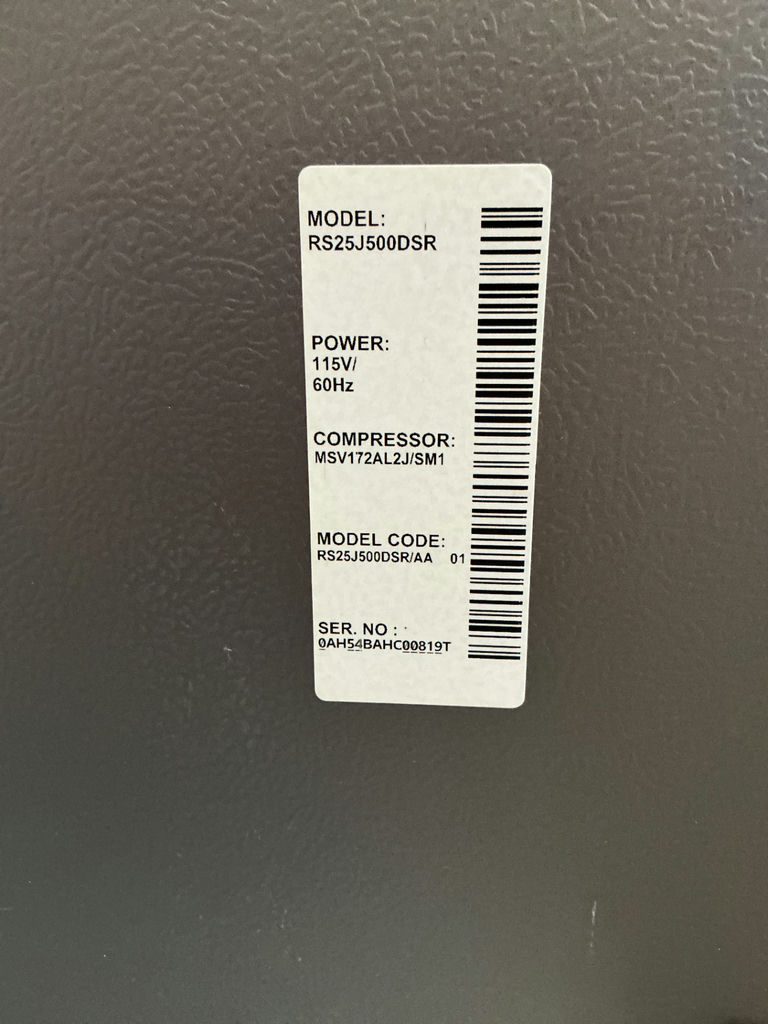 Stainless steel Samsung side-by-side garage refrigerator - image 6 of 6