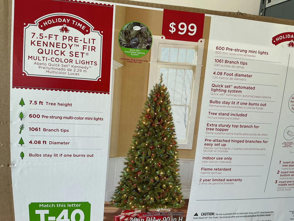 Christmas Decorations and Faux Tree Kit. - image 8 of 8