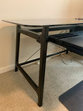 Glass-top office desk  - thumbnail 3 of 4