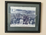 English aircraft propeller with framed map and vintage photos. - thumbnail 4 of 5