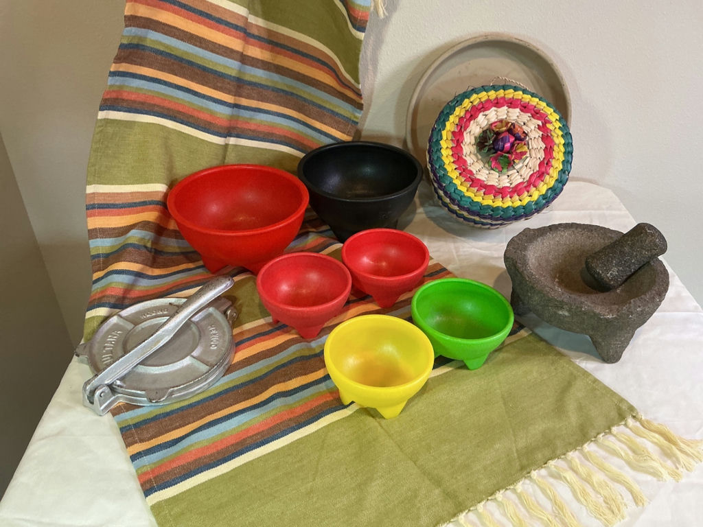 Assorted Mexican themed serving items. - image 1 of 8