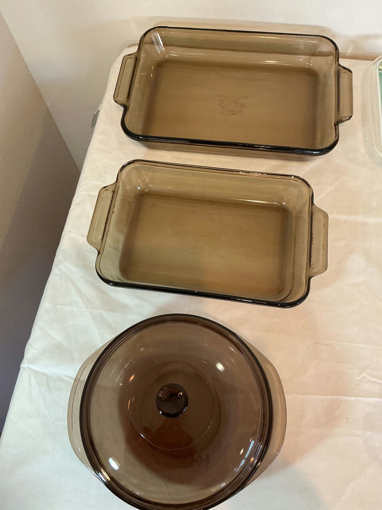 PYREX Glass bakeware set with rectangular and round dishes - image 3 of 3