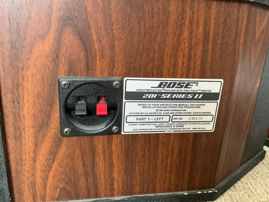 Bose 201 Series II Speakers (Pair) - image 5 of 6
