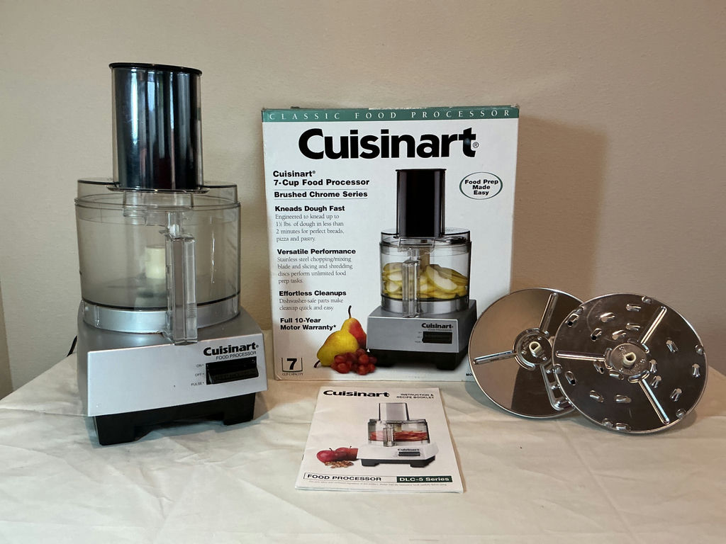 Cuisinart 7-Cup Food Processor with Discs and Manuals - image 1 of 5