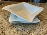 White square serving ware and small colored bowls. - thumbnail 6 of 6