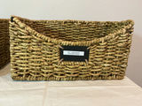Three woven pantry storage baskets. - thumbnail 4 of 4