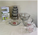 Spiralizer, Stainless Steel Bowls, Glass Mixing Bowls, and Pyrex Measuring Cups - thumbnail 2 of 5