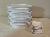 PYREX bakeware set with glass lids, ramekins, and bowls of various types. - thumbnail 4 of 4