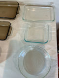 PYREX Glass bakeware set with rectangular and round dishes - thumbnail 2 of 3