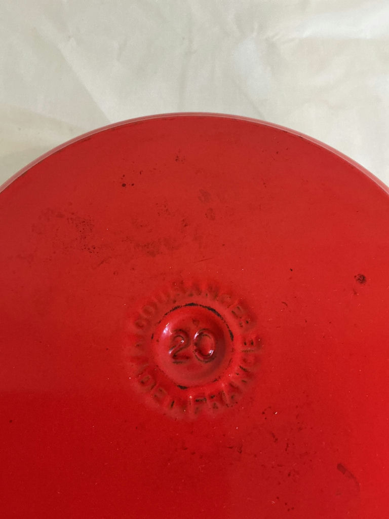 Vintage Red LeCreuset 20, Orange enameled dutch oven and more. - image 5 of 7