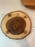 Round wooden serving trays. - thumbnail 2 of 3