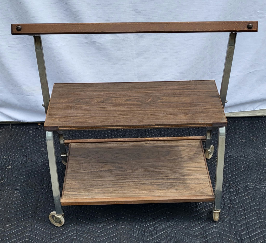 MCM Rolling Bar Cart - image 4 of 4
