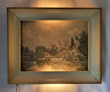Vintage Mid-Century Helmscene Lighted Art Box - thumbnail 1 of 7
