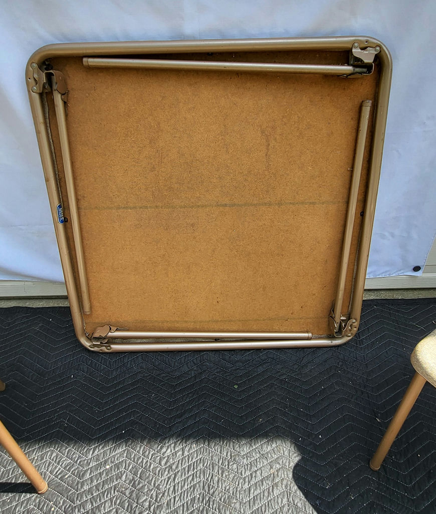 Vintage Mid-Century Folding Card Table - image 5 of 7