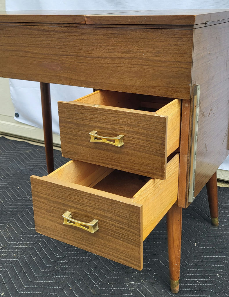 MCM Sewing Table w/ Drawers - image 3 of 6