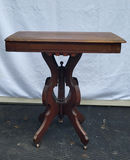 Victorian Eastlake Side Table On Castors - thumbnail 2 of 4