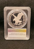 Silver Eagle PCGS First Strike PR70 Army Privy In Case - thumbnail 2 of 7