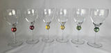 6 New Pottery Barn Bubble Stem Wine Goblets - thumbnail 2 of 7