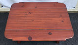 Vintage Pine Drop Leaf Coffee Table - thumbnail 3 of 6