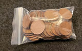 Lot of 52 U.S. Wheat Cent Pennies • All From 1950s • - thumbnail 1 of 2