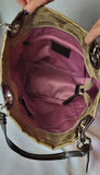 2 Coach Purses • Golden Hobo & Black Tote - thumbnail 6 of 10