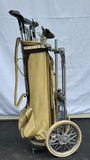 Vintage Rolling Golf Bag + Clubs - thumbnail 2 of 7
