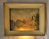 Vintage Mid-Century Helmscene Lighted Art Box - thumbnail 2 of 7