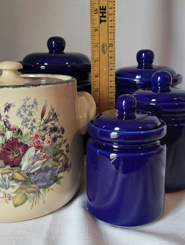 Kitchen Ceramic Canister Lot - image 6 of 6