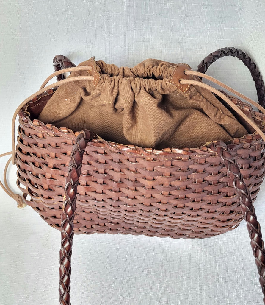 2 Vintage Italian Leather Purses • Woven & I Ponti - image 8 of 9