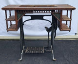 Antique Cast Iron Treadle Sewing Machine Base - thumbnail 1 of 5