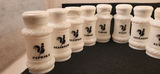 Vintage 10 Hazel Atlas Milk Glass Spice Shakers - thumbnail 2 of 4
