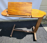 Vintage Adjustable Rolling Makeup/TV Dinner Stand - thumbnail 2 of 5