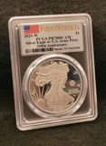 Silver Eagle PCGS First Strike PR70 Army Privy In Case - thumbnail 1 of 7
