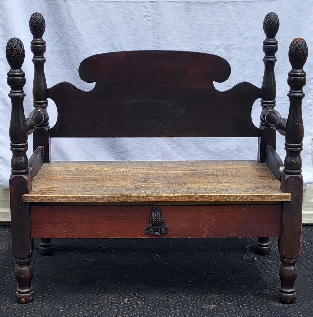 Hand Made Bench w/ Repurposed Vintage Materials - image 1 of 5