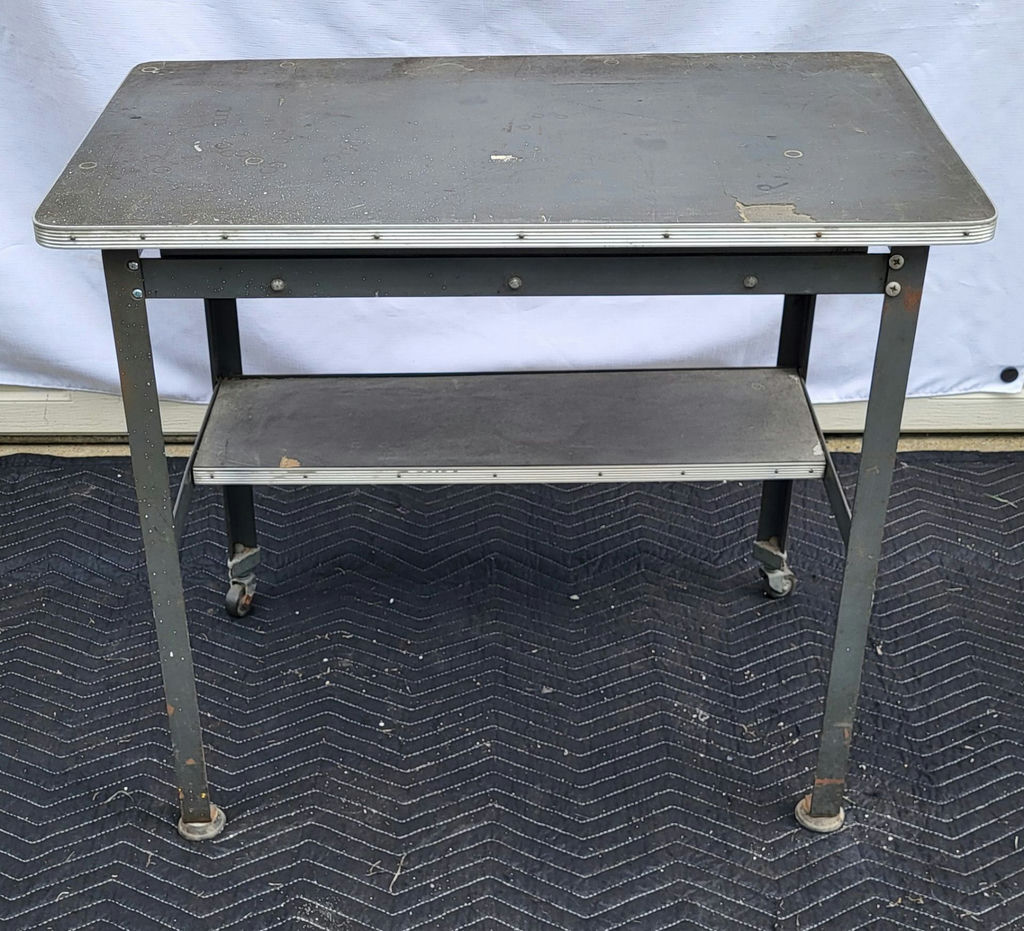 Vintage Industrial Metal Work Station - image 2 of 6