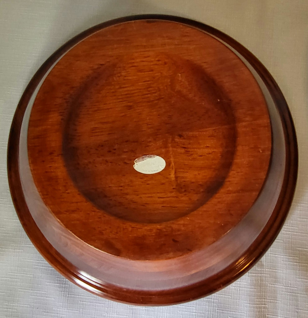 Vintage Toleware Tray & 2 Wooden Bowls - image 6 of 10
