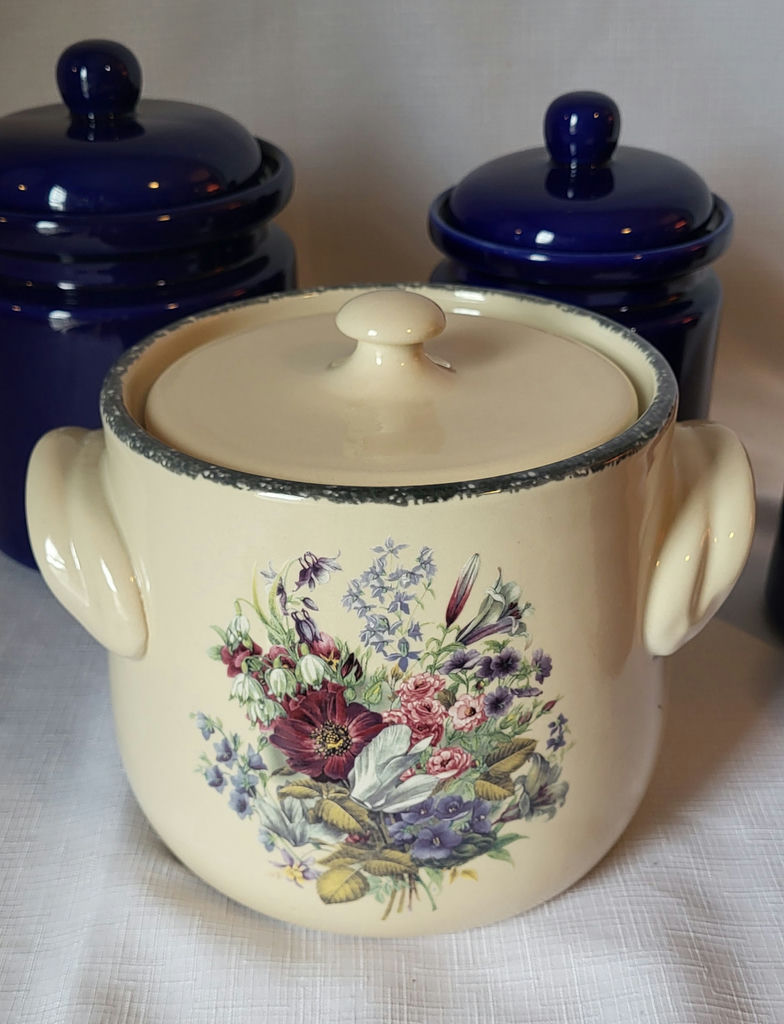 Kitchen Ceramic Canister Lot - image 4 of 6