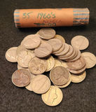 Roll of 35 1960's Jefferson Nickles - thumbnail 2 of 2