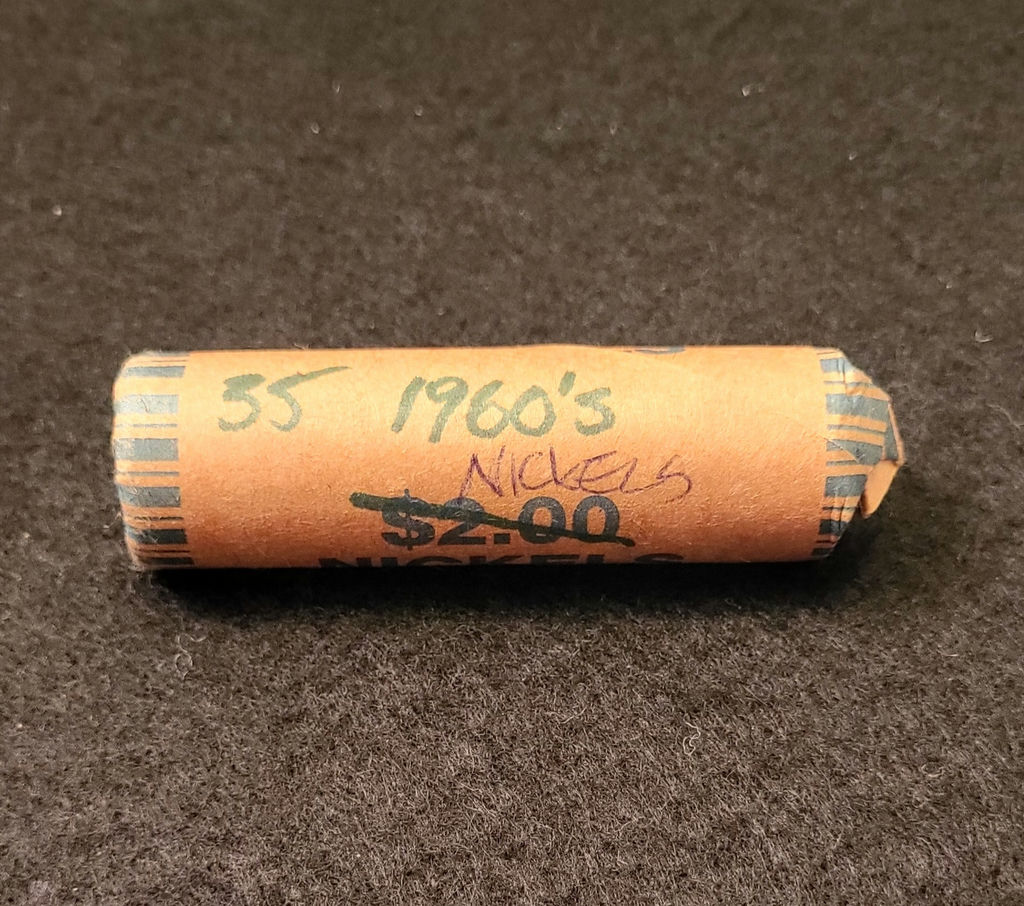 Roll of 35 1960's Jefferson Nickles - image 1 of 2
