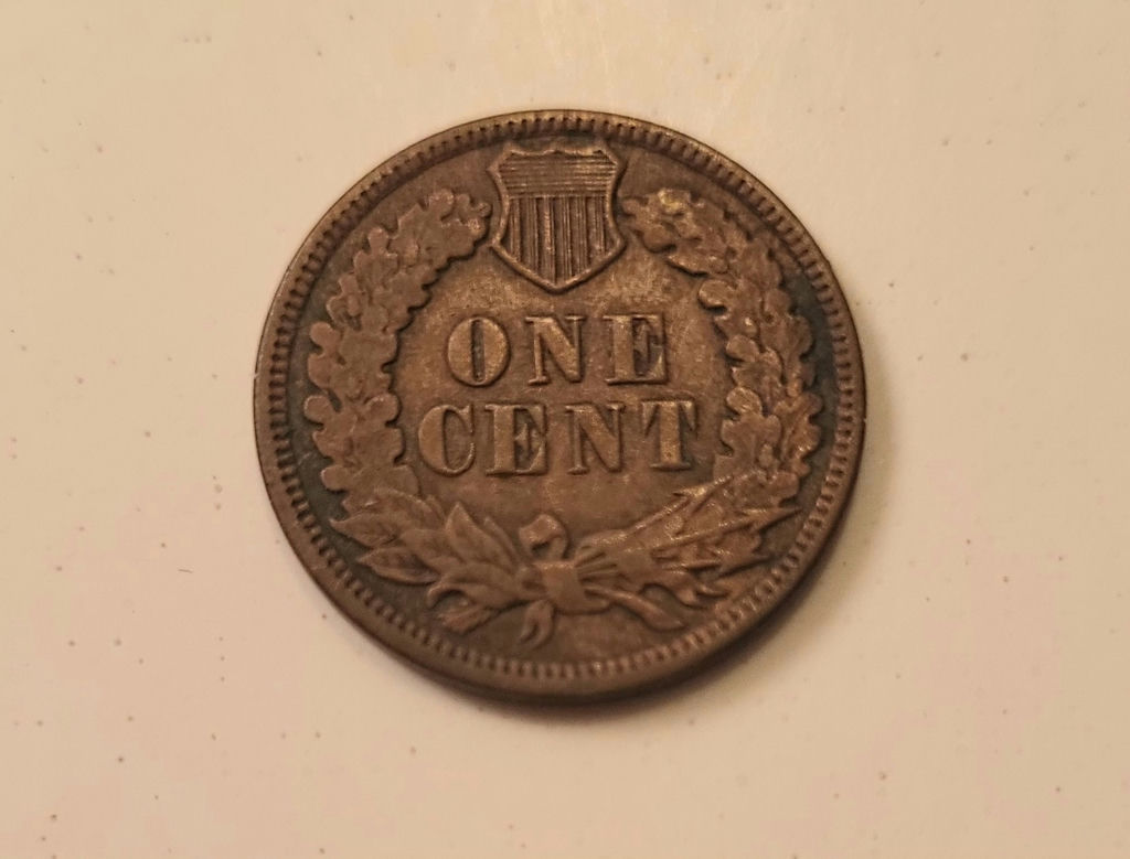 1889 U.S. Indian Head 1 cent Penny - image 2 of 4