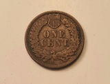 1889 U.S. Indian Head 1 cent Penny - thumbnail 2 of 4