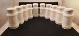 Vintage 10 Hazel Atlas Milk Glass Spice Shakers - thumbnail 4 of 4