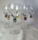 6 New Pottery Barn Bubble Stem Wine Goblets - thumbnail 4 of 7