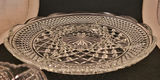 Vintage Tall Cut Crystal Vase & Serving Dishes - thumbnail 9 of 13