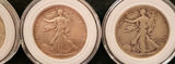 Lot of 4 Silver Walking Liberty Half Dollars• In Cases • 90% Silver - thumbnail 6 of 6