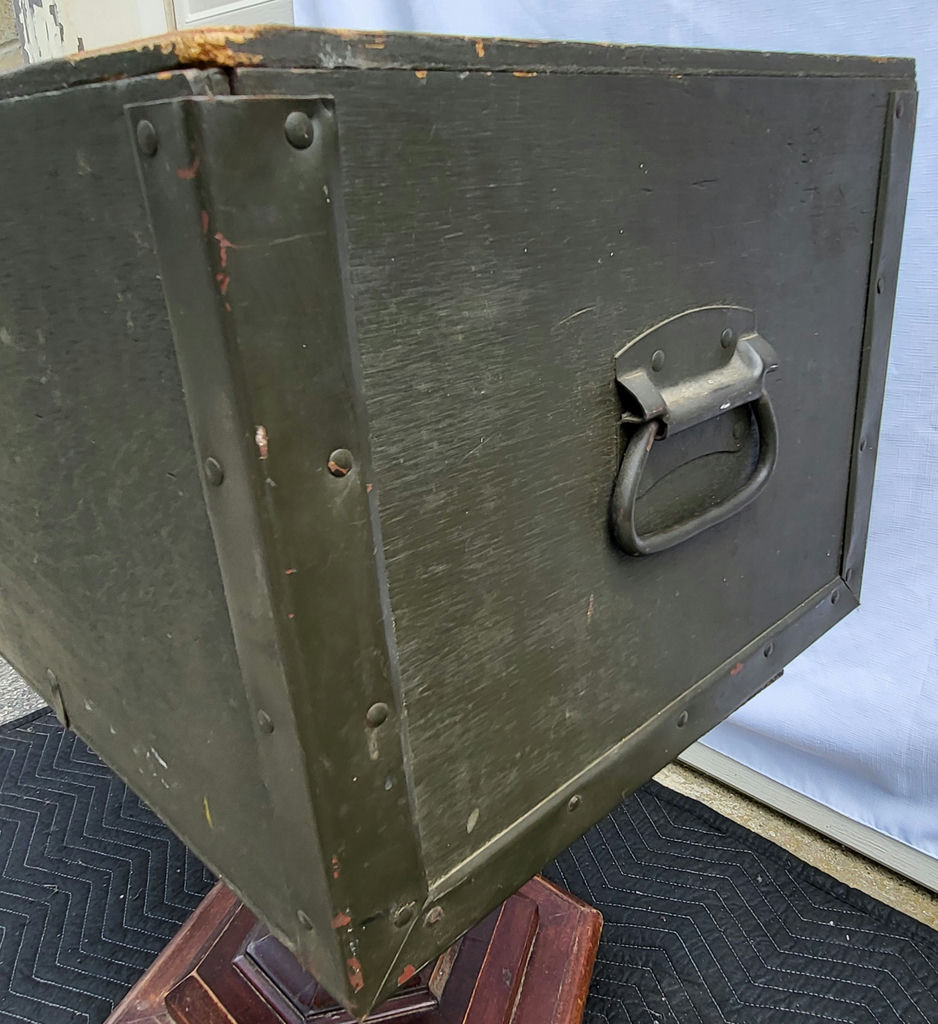 Vintage U.S. Military Foot Locker #2 - image 7 of 8